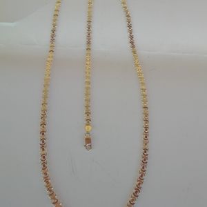 Two-piece Silver Necklace for Men